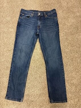 Levi's Men's 33/30 Straight Dark Blue Jeans